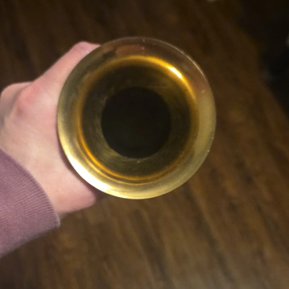 HEAVY Boho Brass Vase